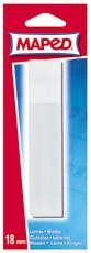Lot de 10 lames universelles pour cutter - 18 mm de largeur - Maped
