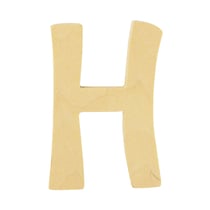 LETTRE H BOIS ARRONDIE 6CM