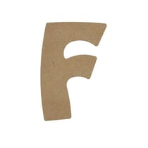 F MAJUSCULE 8CM - EPAIS 6MM LETTRE MAJUSCULE F 8CM