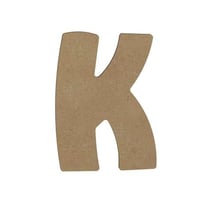 K MAJUSCULE 8CM - EPAIS 6MM LETTRE MAJUSCULE K 8CM