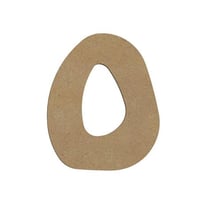 O MAJUSCULE 8CM - EPAIS 6MM LETTRE MAJUSCULE O 8CM