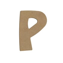 P MAJUSCULE 8CM - EPAIS 6MM LETTRE MAJUSCULE P 8CM