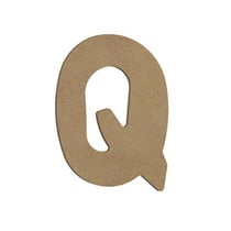 Q MAJUSCULE 8CM - EPAIS 6MM LETTRE MAJUSCULE Q 8CM