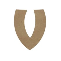 V MAJUSCULE 8CM - EPAIS 6MM LETTRE MAJUSCULE V 8CM