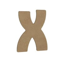 X MAJUSCULE 8CM - EPAIS 6MM LETTRE MAJUSCULE X 8CM