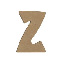 Z MAJUSCULE 8CM - EPAIS 6MM LETTRE MAJUSCULE Z 8CM