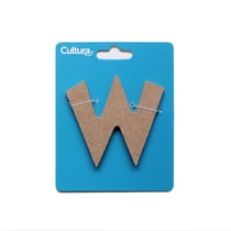 LETTRE MINUSCULE W MDF 8CM