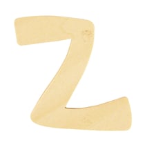 LETTRE Z BOIS ARRONDIE 6CM