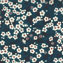 Tissu liberty - laize 136 cm - misti bleu