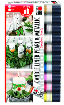 Set de marqueurs pour bougie - Christmas spirits