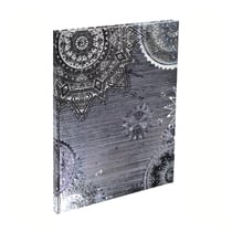 Livre d'or 27x22cm - 100 pages- Oriental argenté