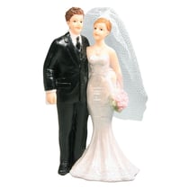 Couple de Mariés en résine - 11 cm - Rayher
