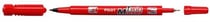 Marqueur Twin double pointe fine + moyenne rose