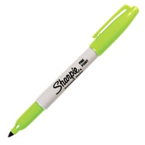 Marqueur permanent Sharpie - Vert pomme - Pointe fine