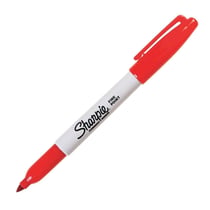 Marqueur permanent - Rouge - Pointe fine - Sharpie