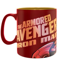 Marvel mug iron man foil avengers en armure 460 ml