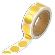 Masking tape - Ronds Or - 10 mètres