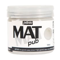 Acrylique Mat Pub Pébéo 140 ml - gris chaud