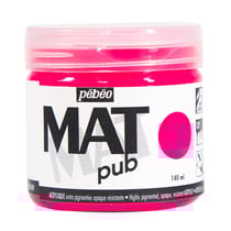 Acrylique Mat Pub Pébéo 140 ml - rose fluorescent