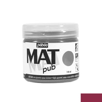 Acrylique Mat Pub Pébéo 140 ml - rouge carmin 