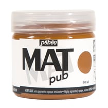 Acrylique Mat Pub Pébéo 140 ml - sienne naturelle