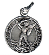 MEDAILLE ST MICHEL ARGENTEE