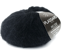 Pelote de fil à tricoter Plassard - Mélodie - Noir 16