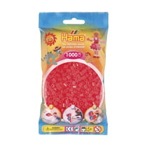 Sachet 1000 perles Hama - MIDI - rouge néon - 20735