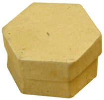 Mini boite carton hexagonale