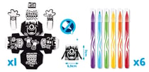 Tirelire coloriage velours Mini box  Maped Créativ