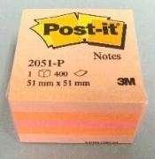 Mini cube post it rose 400f