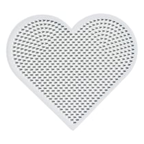 Plaque pour perles à repasser coeur grand modèle Hama : King Jouet, Perles  Hama - Jeux créatifs