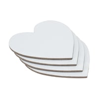 Mini toile magnétique coeur X4