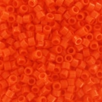 Perles Miyuki - Delica 11/0 - Orange opaque DB-722