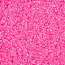 MIYUKI DELICA 11/0 LUMI ROSE D 1,6/ L 0,8 /7 gr, DB-2036