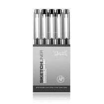 Jeu de 5 Feutres noirs - Montana