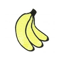 Motif thermocollant - Banane