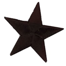 Motif thermocollant - étoile noire 5cm