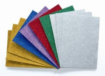 Mousse pailletée lot de 10 planches A4