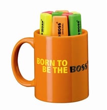 Mug de 8 STABILO «born to be the BOSS»