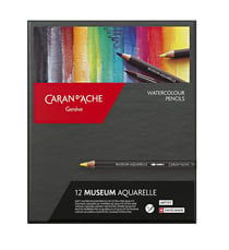 12 crayons Museum Aquarelle - Caran d'Ache