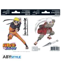 2 planches de Stickers Naruto Shippuden - Naruto & Jiraiya