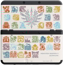 Coque Nintendo New 3DS Blanche Monster Hunter 4 Ultimate