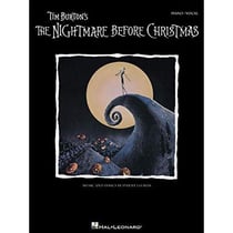 The nightmare before christmas piano, voix, guitare
