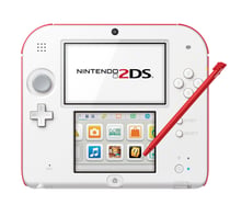 Console Nintendo 2DS blanche + rouge