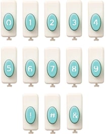 Lot de 13 perforatrices nombres pour Word Punch Board We R Memory