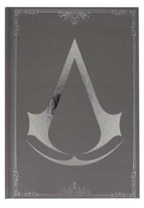 Cahier de notes Assassin's Creed - Gris métallisé