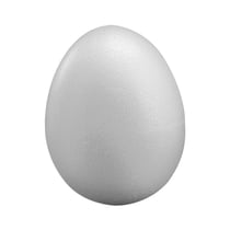 Oeuf polystyrène plein - 12 cm