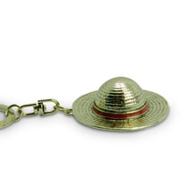 Porte-clés 3d one piece - chapeau luffy