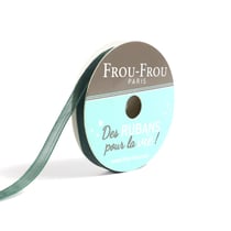 Bobinette Frou-Frou - 8 m x 6 mm - Organza - Emeraude